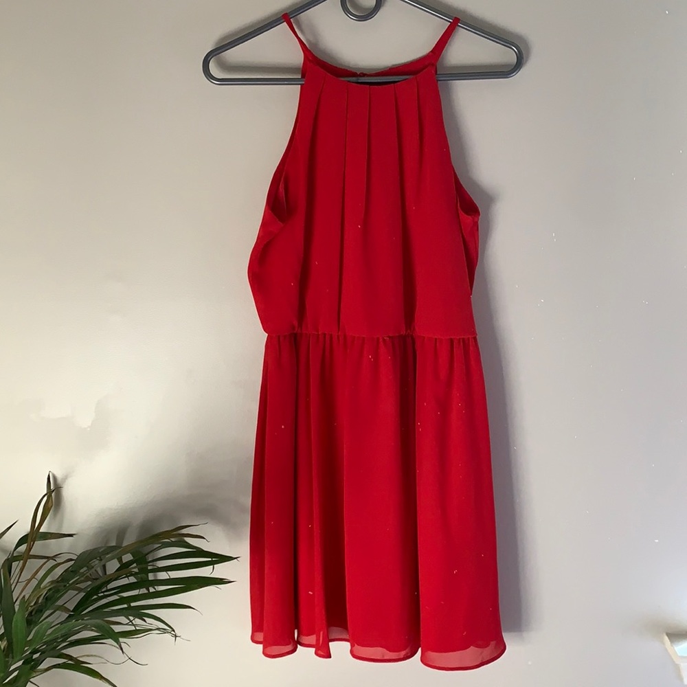 Red dress